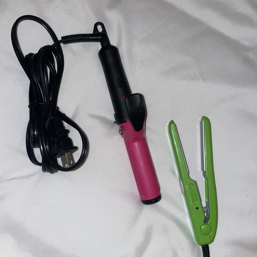 Mini straightener and curler